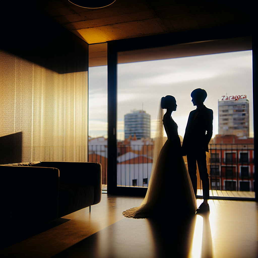 Amor moderno, luces tenues y un día que brilla en la ciudad.