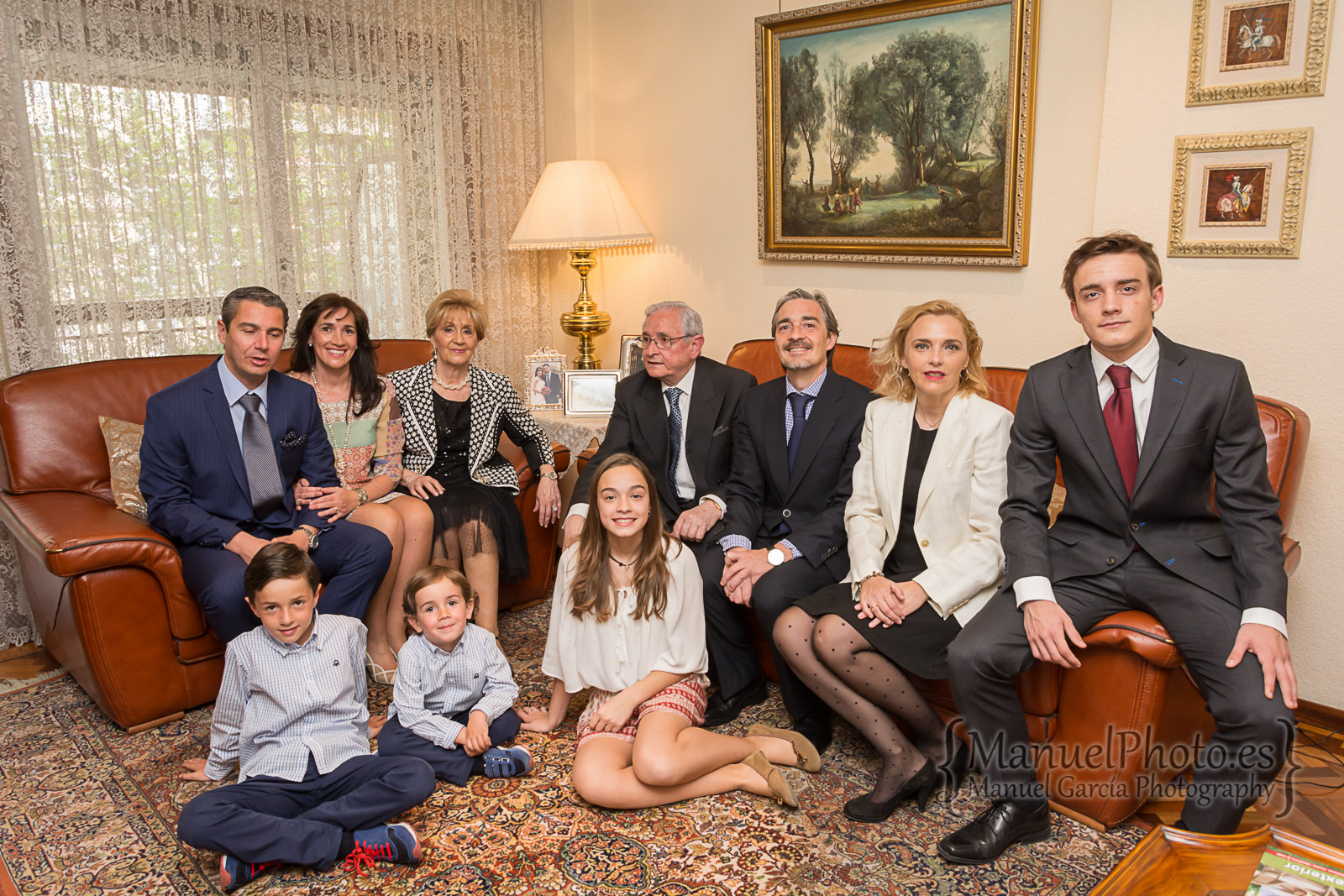 Celebración familiar de 50 aniversario en Zaragoza