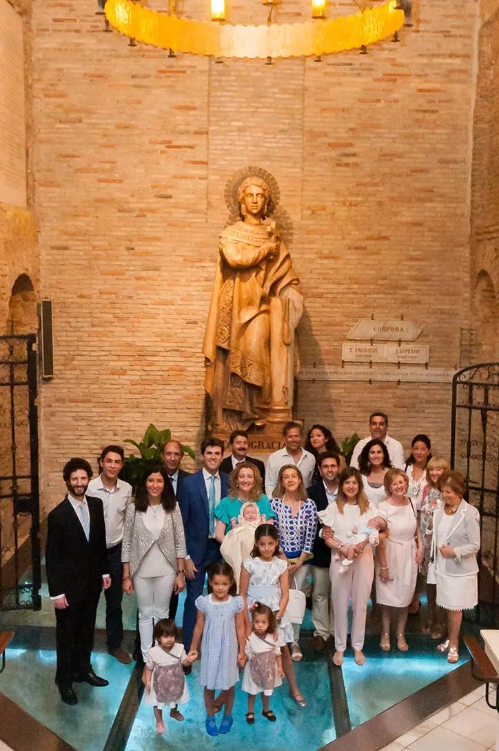 Reportaje de Bautizo en la Cripta de Santa Engracia en Zaragoza 9