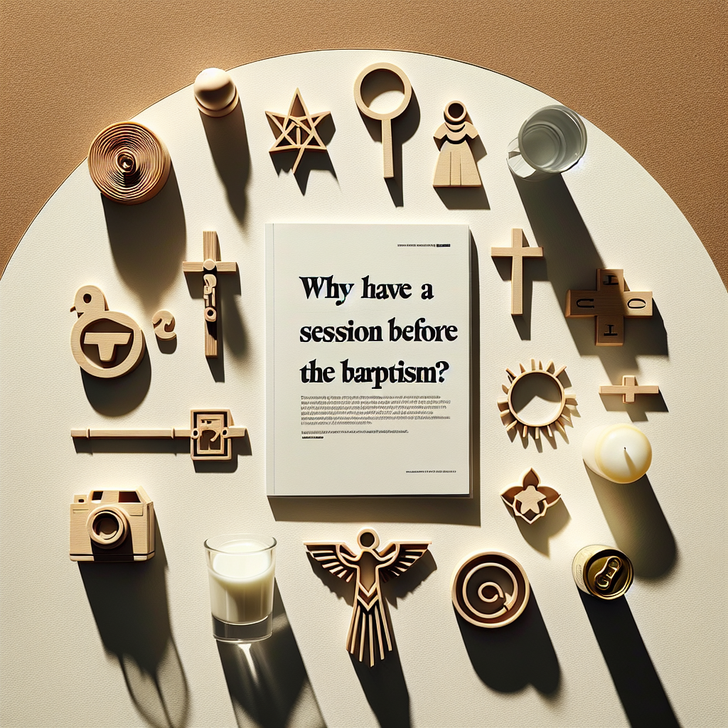 ¿Por qué hacer una sesión antes del bautizo?