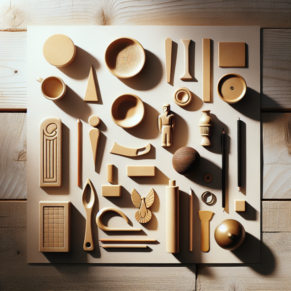 A perfectly arranged flat lay of symbolic objects that would represent a titular concept, carefully presented on a wooden or neutral textured surface. The objects are captured under warm natural light, creating soft, diffused shadows that add depth to the scene, giving a tactile impression. The overall aesthetic strikes a balance between realism and an editorial lifestyle photography approach. Please note, there are no people present in the scene, and no text involved in the image.