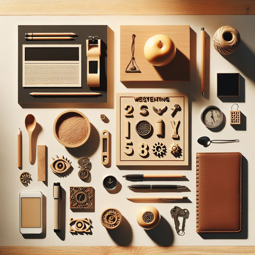 Create a flat lay image of various symbolically represented objects that convey the concept of '[title]'. These items should be neatly arranged on a surface with a wooden or neutral tone. The setting must be illuminated with warm, natural light and feature soft shadows. No human presence should be depicted in the image, and it should be presented in a realistic style. The overall aesthetic should resemble that of an editorial lifestyle photograph. Please generate the image with no text included.