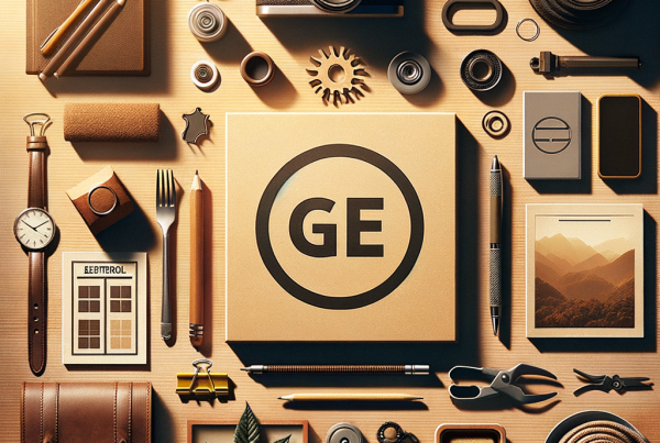A flat lay of symbolic objects representing “[title]”, arranged neatly on a wooden or neutral su