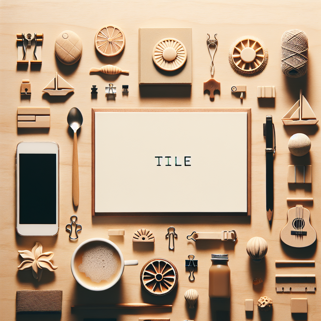 Generate a flat lay image representing '[title]' with carefully placed symbolic objects. The objects should be arranged tidily on a wooden or neutral surface. The image must exhibit a realistic style with warm natural light casting soft shadows, capturing the essence of editorial lifestyle photography. However, no text should be included in the image.