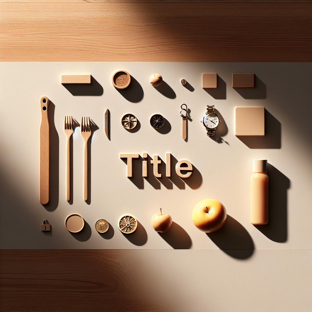 Create an image with a flat lay presentation of objects that symbolically represent the title. The objects should be arranged neatly on either a wooden or a neutral surface. The scene should have warm, natural lighting, creating soft shadows. The aesthetic should imitate an editorial lifestyle photography look with no people present, and should be rendered in a realistic style. Please, do not include any text within the image.