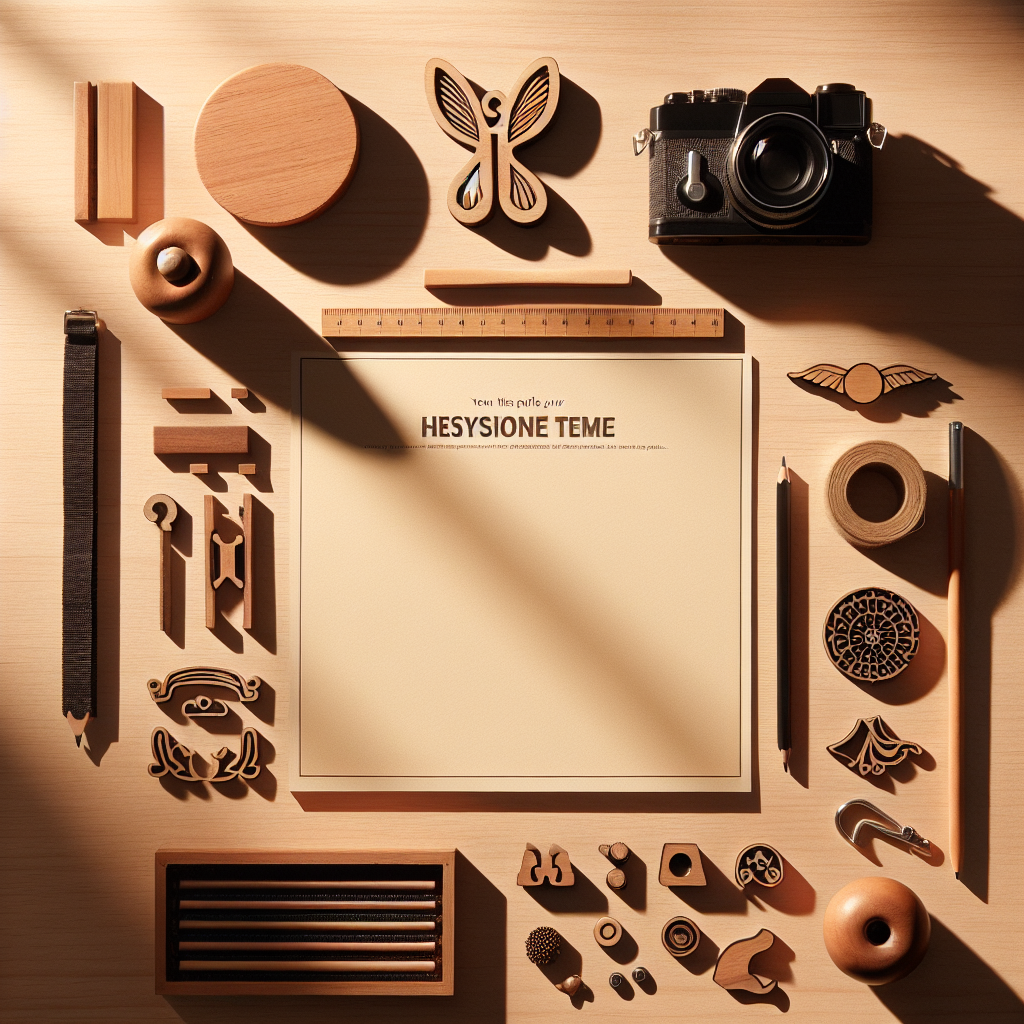 Create a flat lay image consisting of symbolic objects related to a specified theme '[title]'. The objects are neatly arranged on a wooden or any other neutral surface. The scene is bathed in warm natural lighting, causing soft shadows to be cast. The style is realistic, echoing the aesthetics of editorial lifestyle photography. No textual content or people should be included in the image.