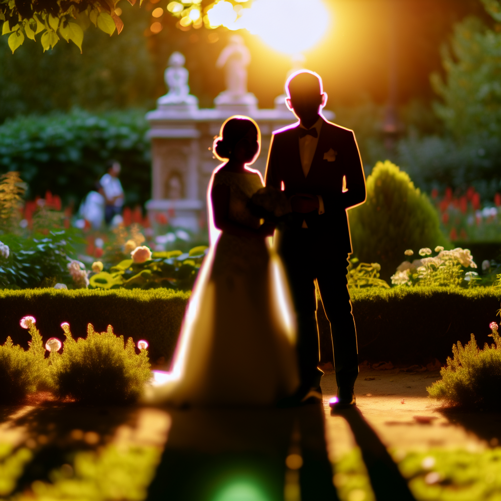 Mini boda en un jardín secreto