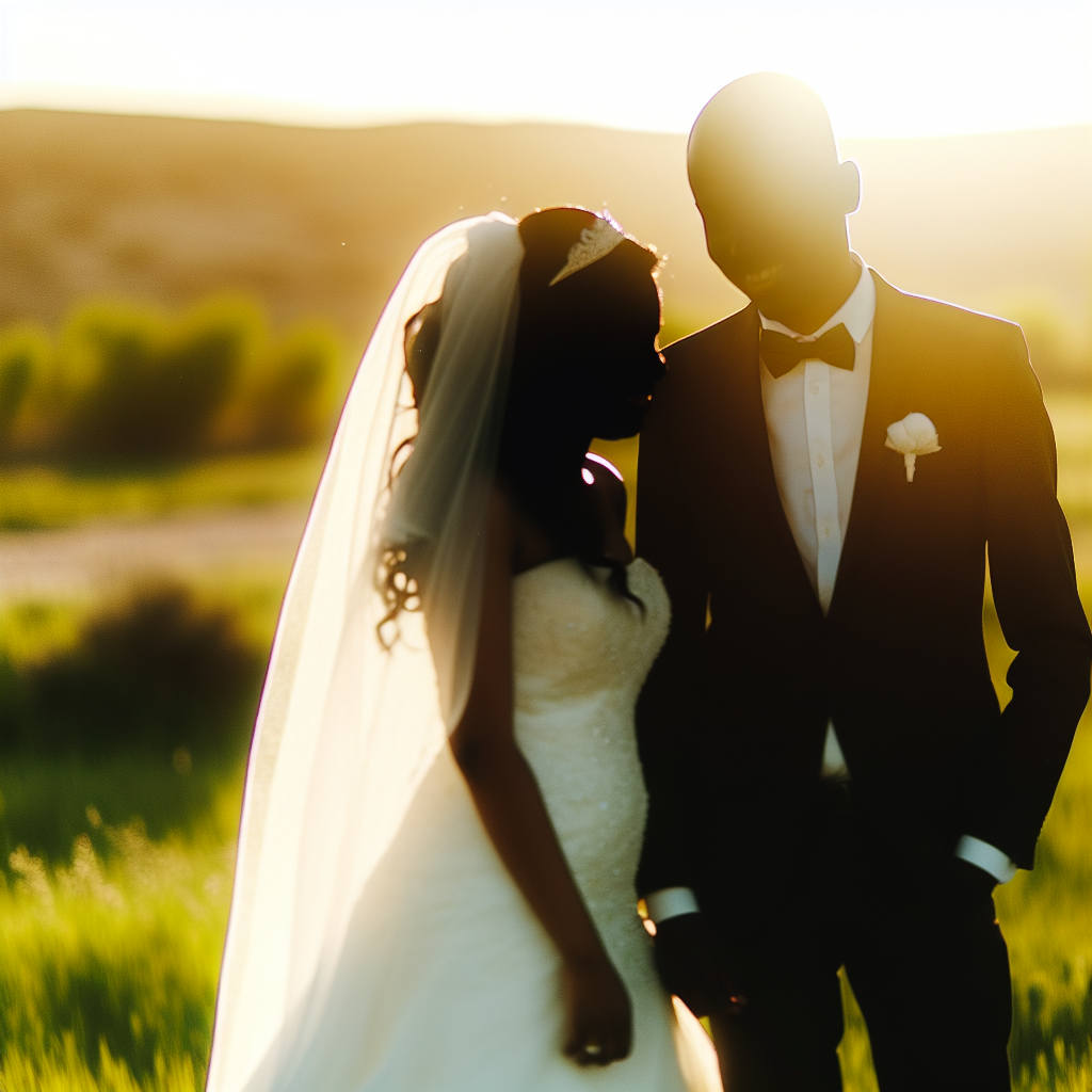 Amor en una mini boda al mediodía