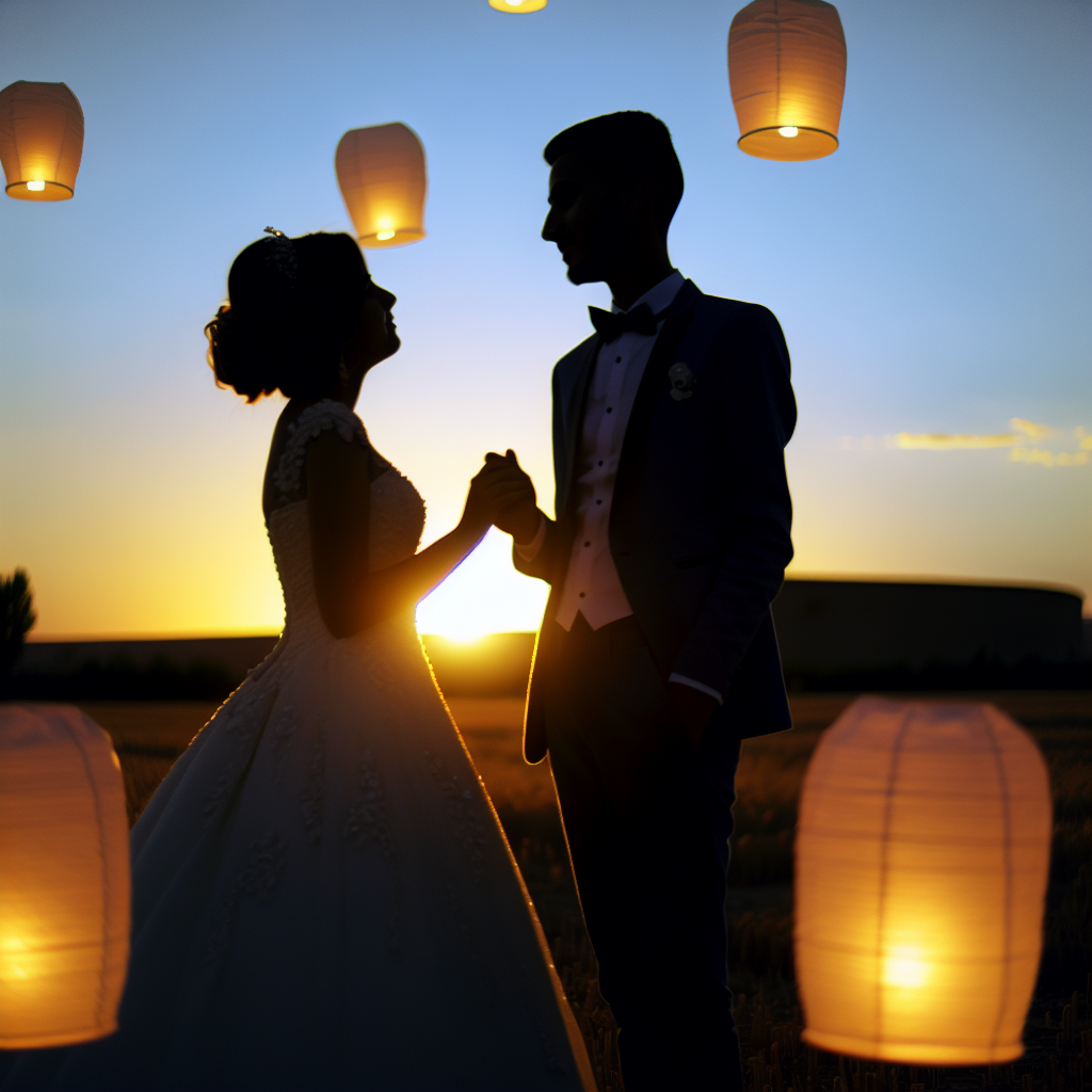 Tu mini boda bajo un cielo de farolillos