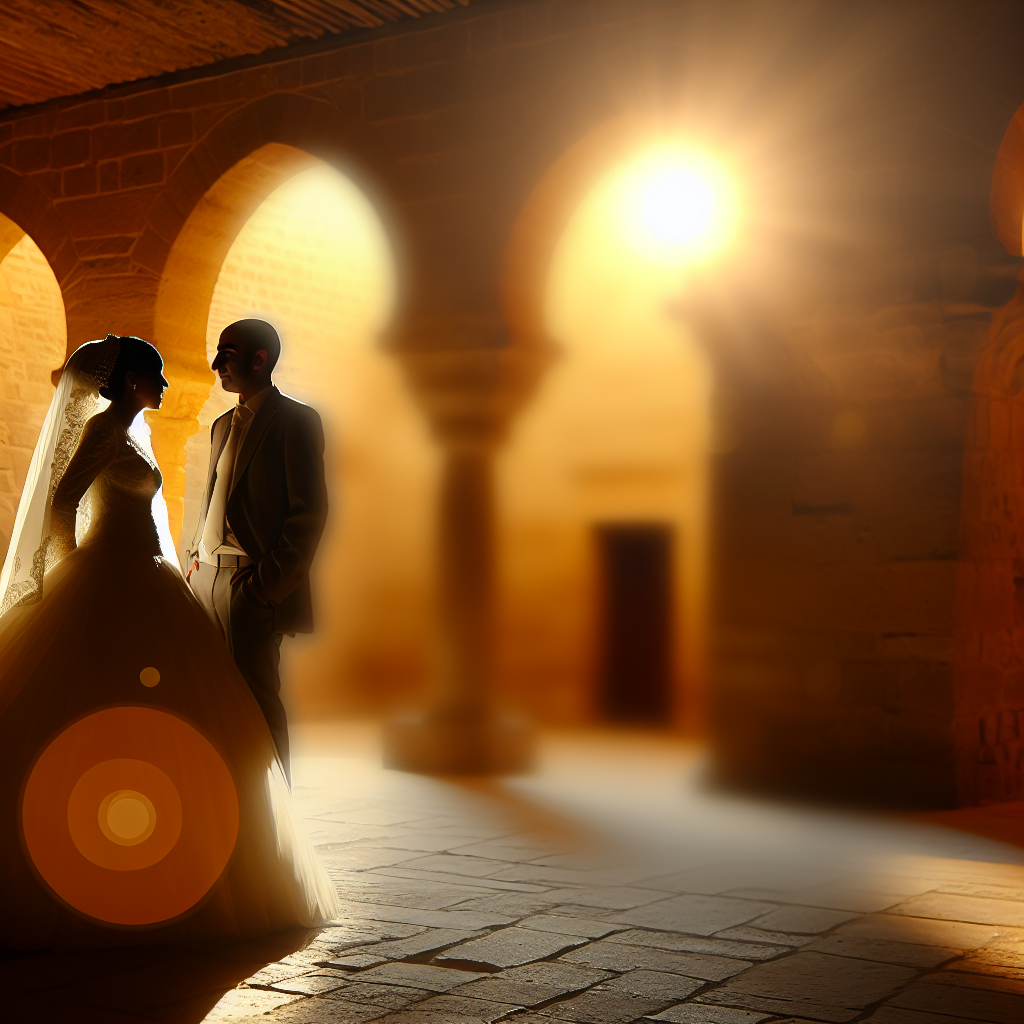 Mini boda en un atrio con historia