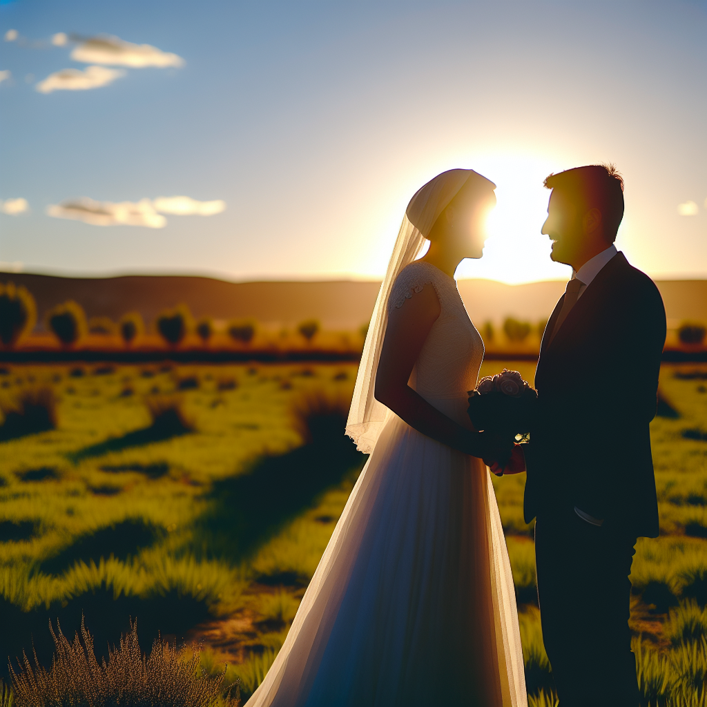 Tu mini boda en un campo al mediodía