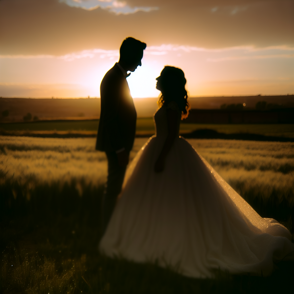 Amor en una mini boda al amanecer