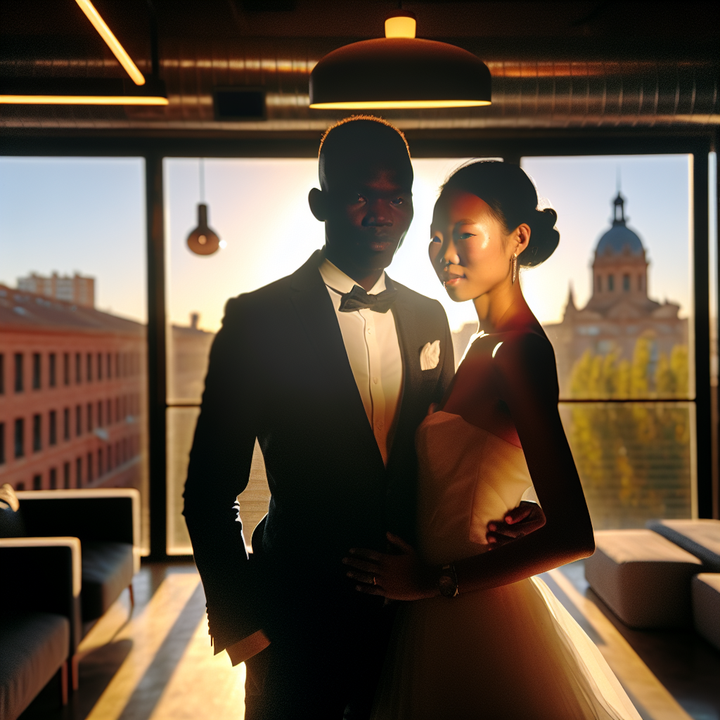 Mini boda en un loft con estilo moderno