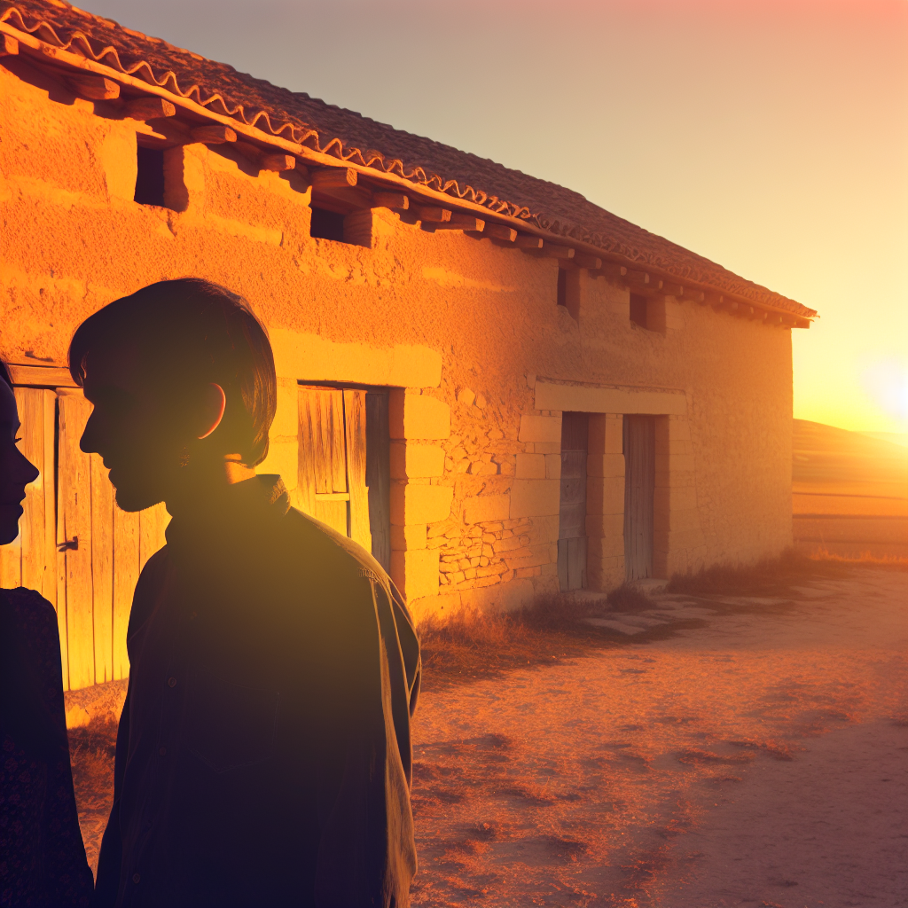 Mini boda en una antigua casa de labranza