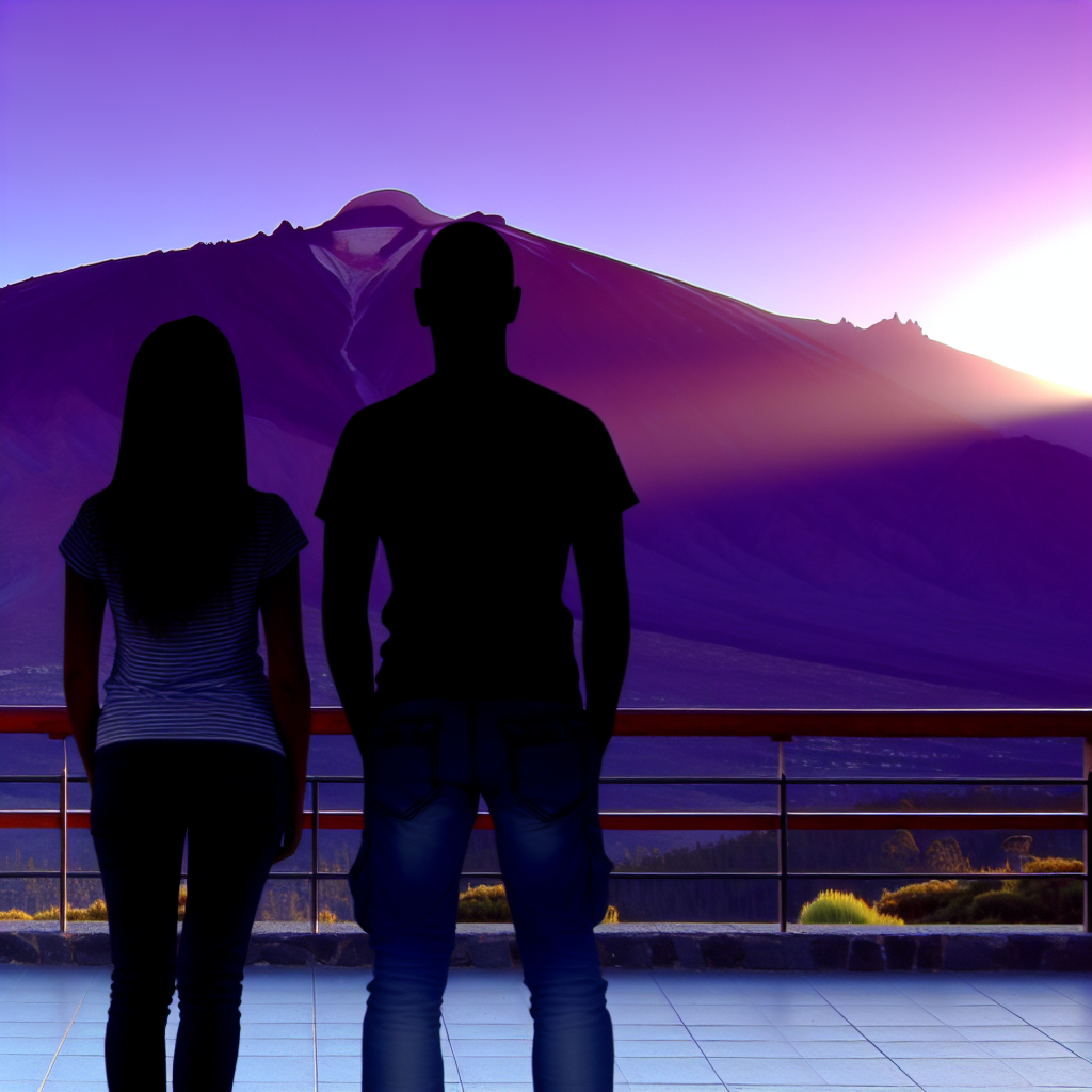 Amor en una terraza con vistas al Moncayo