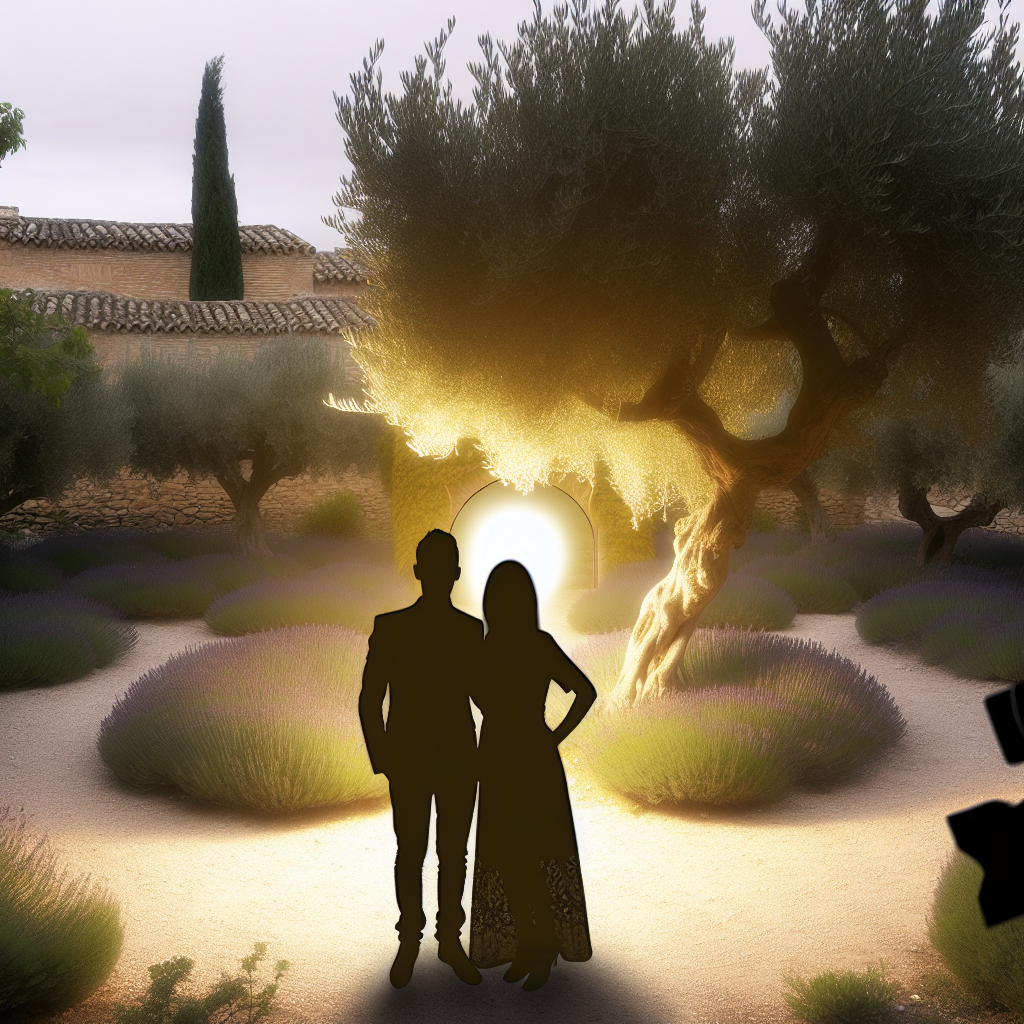 Un sí quiero en un jardín mediterráneo