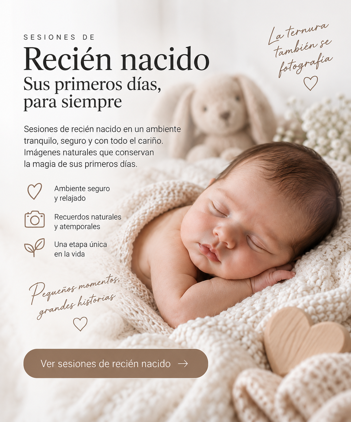 Sesiones de recién nacido en Kidsfoto Zaragoza